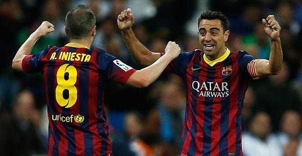 1. Iniesta & Xavi (Barcelona)