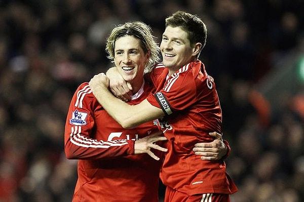 13. Fernando Torres & Steven Gerrard (Liverpool)