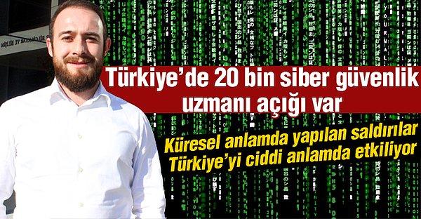 13. Siber güvenlik, Türkiye’de gelişmekte olan bir alan.