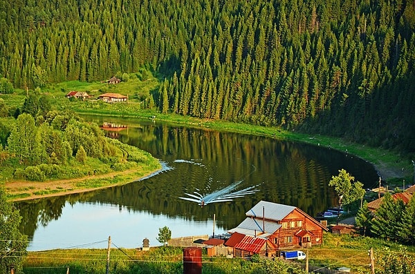 28. Река "Чусовая", посёлок "Кын", Пермский край.