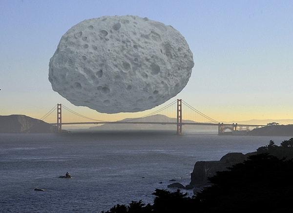Apollo Asteroid Kuşağı'nın bir parçası olan Dionysus'un 1.5 km genişliğinde olduğu tahmin ediliyor. Golden Gate Köprüsü'nin üzerine tam oturacak olan asteroitin içindeki kaynakların değerinin $2,600,000,000,000 olduğu tahmin ediliyor.