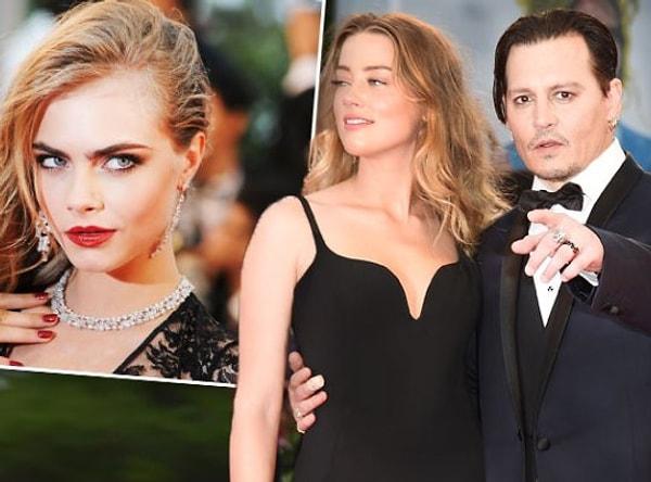 Sonrasında Cara Delevingne’in adı, Amber Heard ve Johnny Depp’in boşanma skandalına karışmıştı.