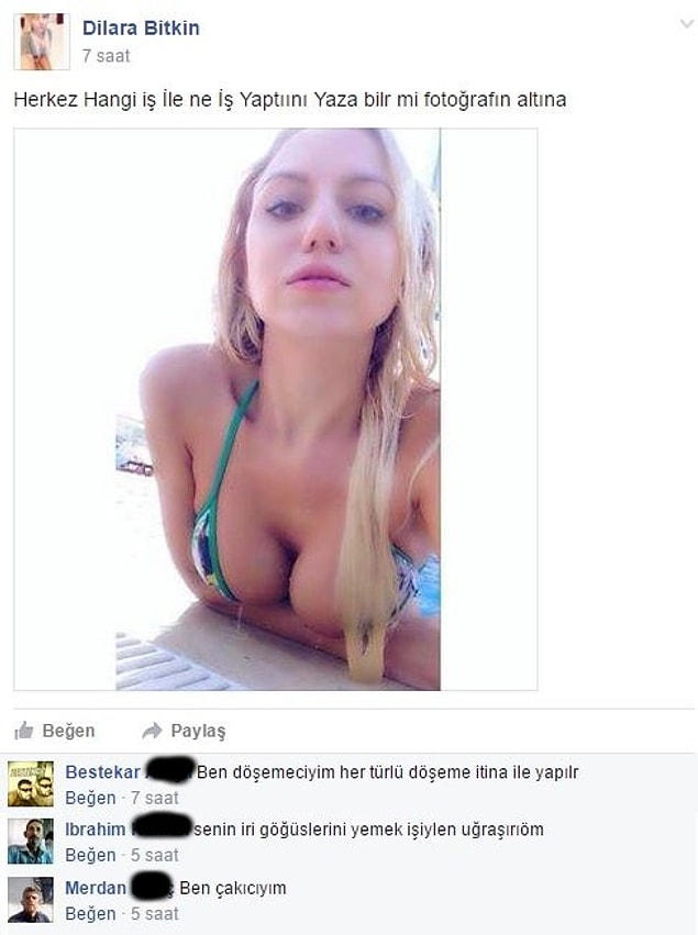 1. Soru aslında çok basit. ''Mesleğiniz ne?''
