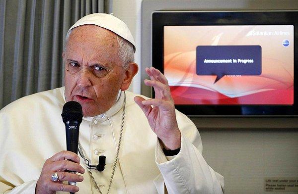 Papa görüş bildirmemişti