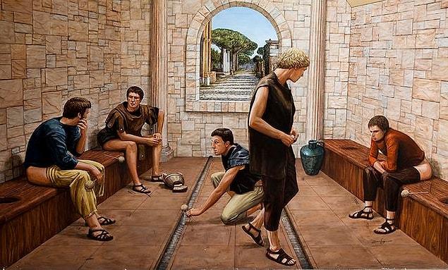 Bir milyon nüfusun tarihte ilk kez görüldüğü Roma şehrinde bu koca nüfusun sadece yüzde 5'inin kişisel tuvaleti vardı.
