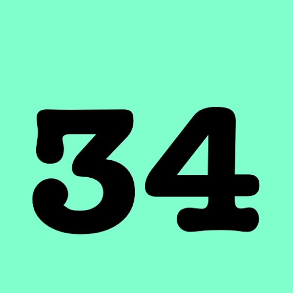 34!