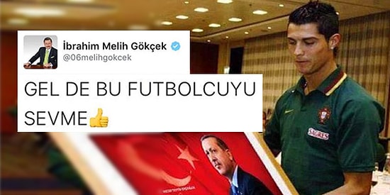 Trollenmelere Doymayan Melih Gökçek Bu Sefer de Ronaldo'yla Trollendi!