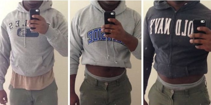 Sevgililerine Tepki Olarak Onların Kıyafetlerini Giyip Sosyal Medyada Paylaşan Erkekler!