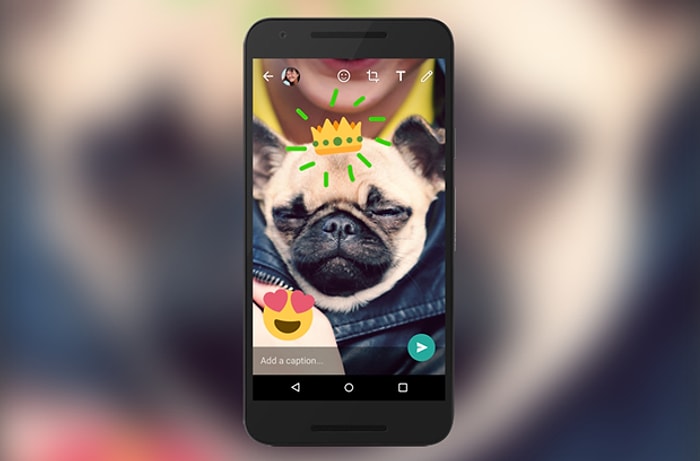 Yazı, Çizim ve Emoji... WhatsApp'a 'Snapchat' Özelliği Geldi!