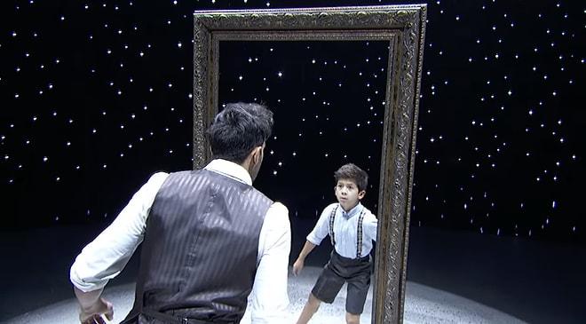 'Aynadaki Çocuk Yansıması' Gösterisi ile İzleyenleri Büyüleyen İkili