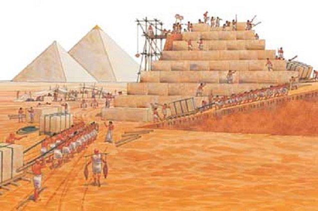 5. Mısır piramitlerinin yapılma süreci