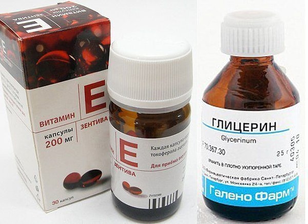 7. Каждый день за час до сна наносите на лицо смесь глицерина и витамина Е.