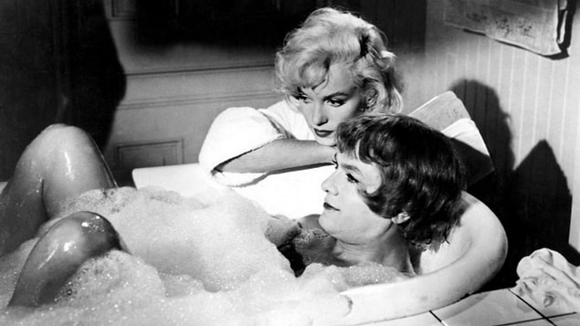 1. Tony Curtis and Marilyn Monroe | Some Like It Hot