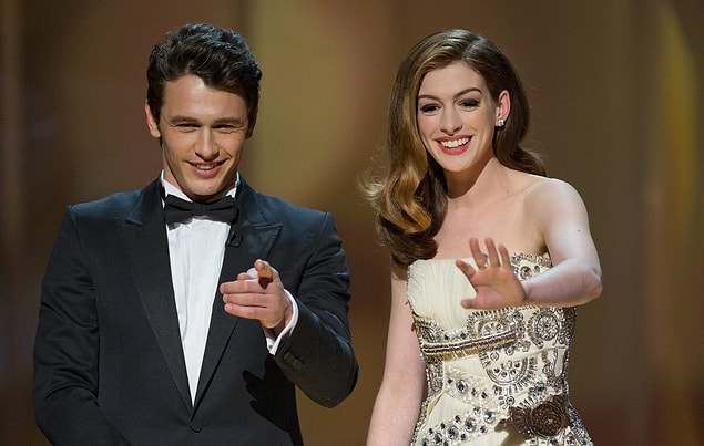 5. Anne Hathaway and James Franco