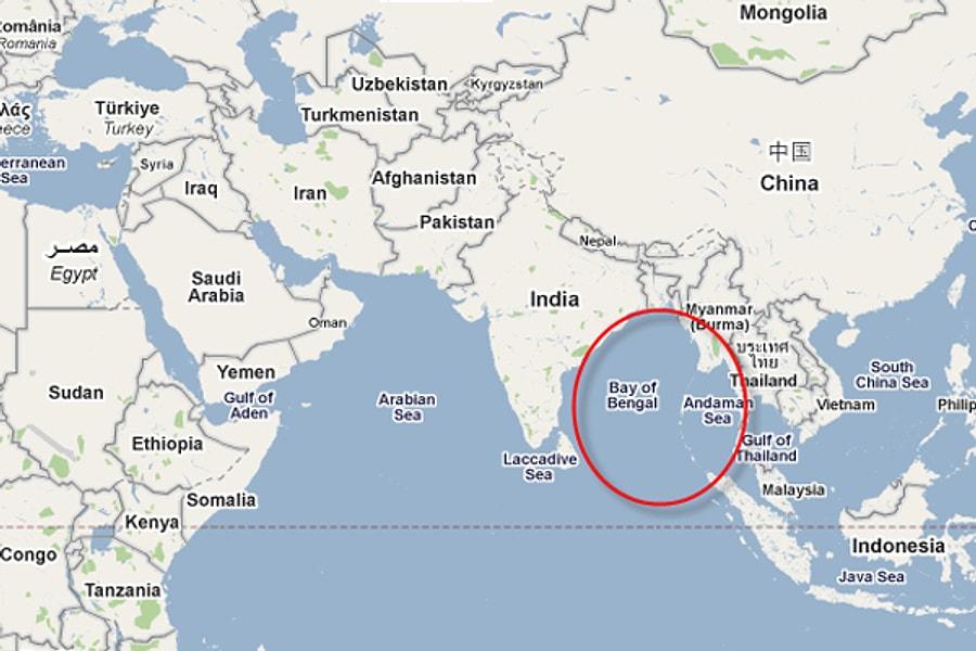 Бенгальский в индийском океане. Бенгальский залив на карте полушарий. Бенгальский залив на карте. Кандальский залив на карте.