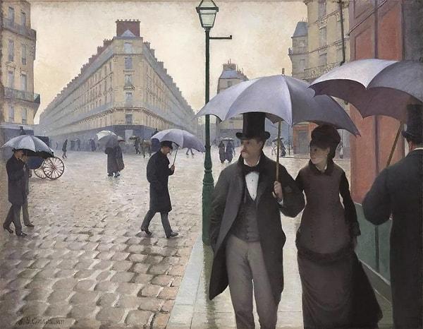 1. Paris Street -  Rainy Day, 1877 - Gustave Caillebotte