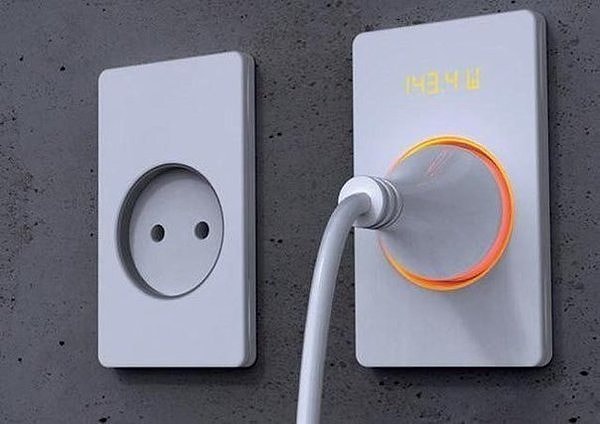20. Розетка, показывающая, столько ватт потребляет подключенное устройство.