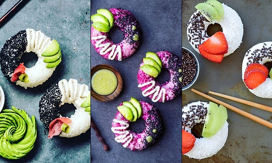 Gastronomi Dünyasında İnovatif Fikirler Bitmek Tükenmek Bilmiyor! Yeni Trend: Donut Sushi!