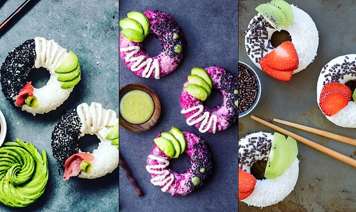 Gastronomi Dünyasında İnovatif Fikirler Bitmek Tükenmek Bilmiyor! Yeni Trend: Donut Sushi!