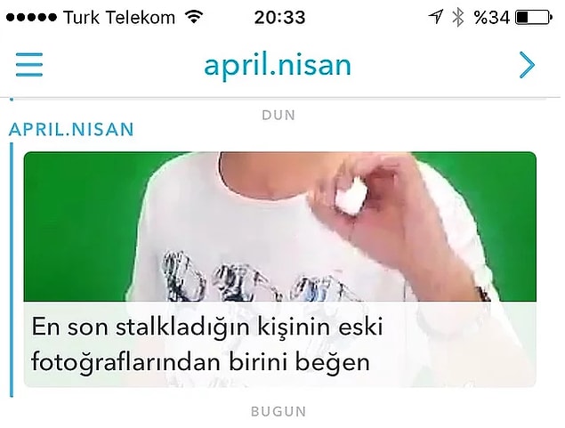 6. Şimdi buna kuzenim yaptı da denmez ki !?!