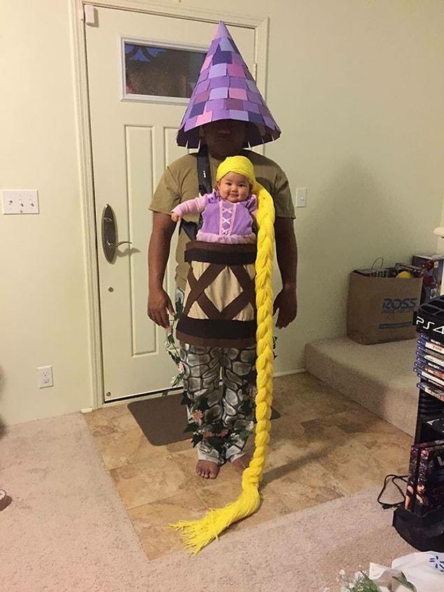 15. Baby Rapunzel and Her Tower