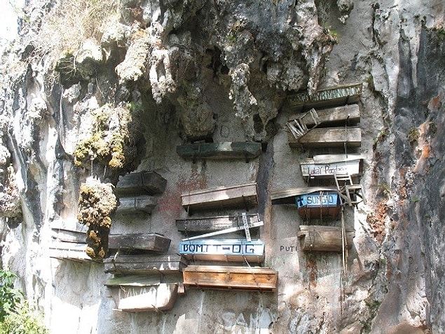 Sagada Mezarlığı - Filipinler