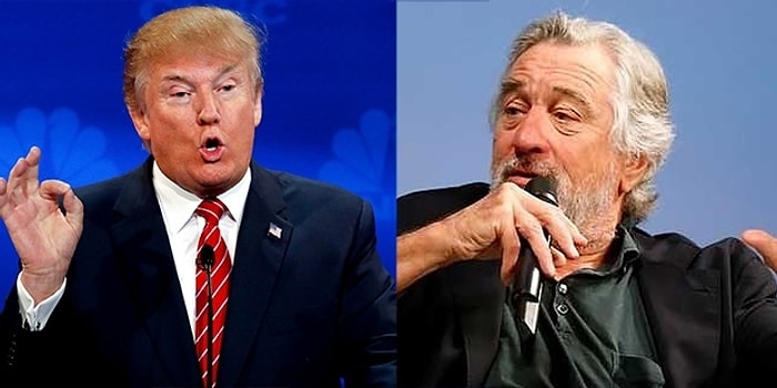 Robert de Niro, Trump İçin Açtı Ağzını Yumdu Gözünü