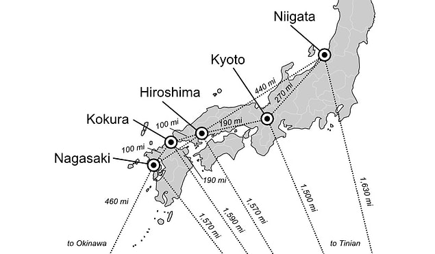 5. Nagasaki'ye atılan bombanın hedefi aslında Kokura adlı bir başka Japonya şehriydi.