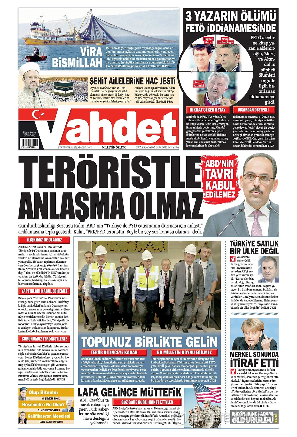 Gazetelerde Bugün | 10 Ekim Pazartesi