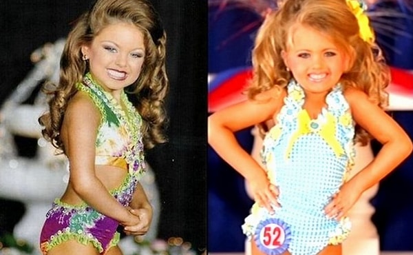 8. Наиболее часто встречающаяся причина, по которой мамочки заставляют своих чад участвовать во всевозможных конкурсах красоты – это то, что такие мероприятия якобы помогают детям научиться подавать себя, почувствовать себя увереннее и улучшить свои ораторские навыки.