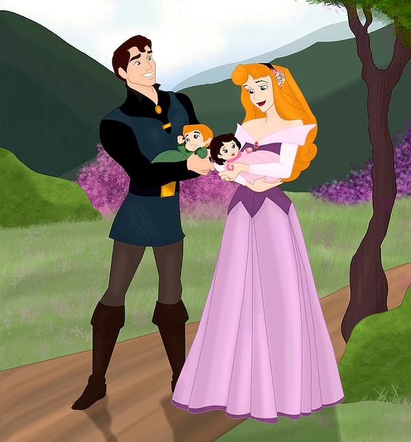 12. Аврора и принц Филипп