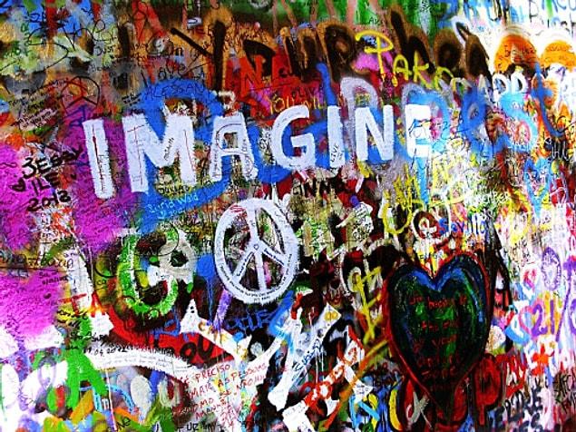1. Imagine all the people, living for today...
