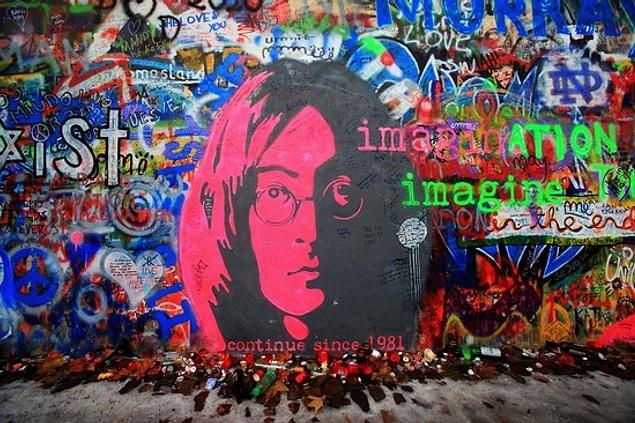 11. For more, visit the John Lennon Wall in Prague!