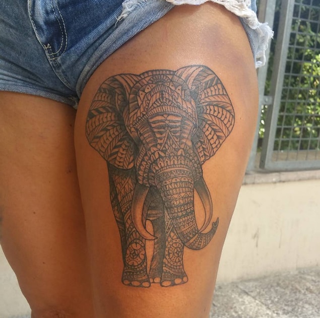 3. A surprisingly big and sophisticated elephant portrait