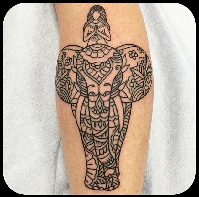19. This amazingly charming elephant and rider