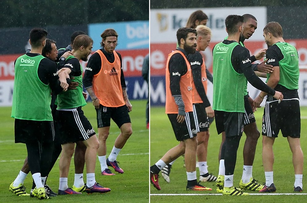 Beşiktaş Antrenmanında Caner Erkin ve Cenk Tosun Gerilimi!