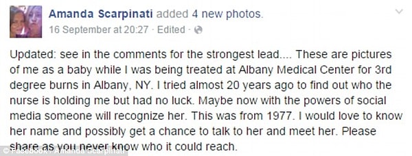4. Когда Аманде исполнилось двадцать лет, она попыталась разыскать медсестру с фотографии, но безуспешно.