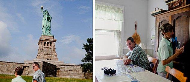 10. Bugün Özgürlük Anıtı'nın bulunduğu Liberty Adası'nda yalnızca tek bir aile yaşamaktadır.