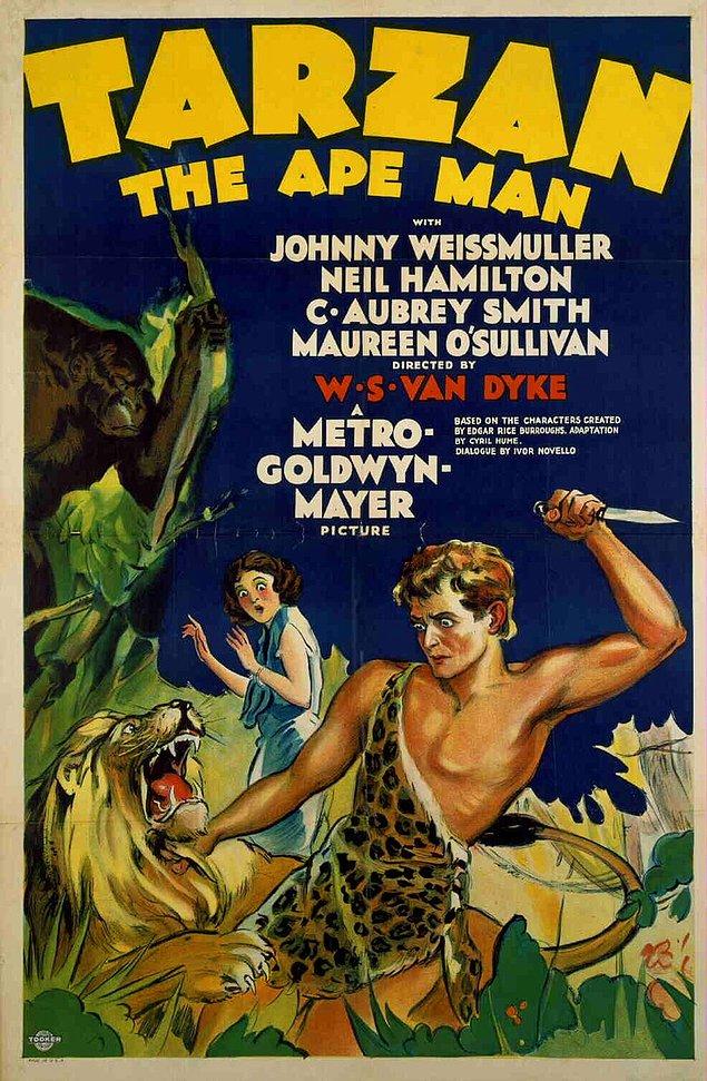 5. Tarzan İstanbul'da (1952) - Tarzan the Ape Man (1932)