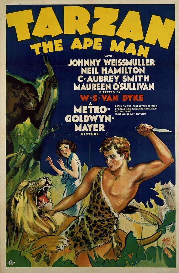 5. Tarzan İstanbul'da (1952) - Tarzan the Ape Man (1932)