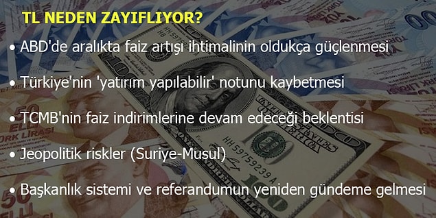 Peki TL neden zayıflıyor? İçerisinde birçok nedeni barındırıyor...