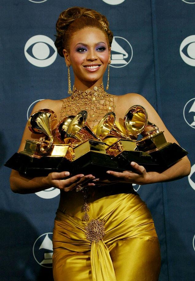 6. She still holds the record for being the female artist nominated most in the history of the Grammy Awards.