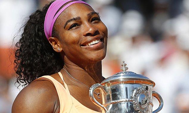Kadın tenisinin en önemli isimlerinden Serena Williams, kitapta kendine yer bulan bir başka sporcu oldu