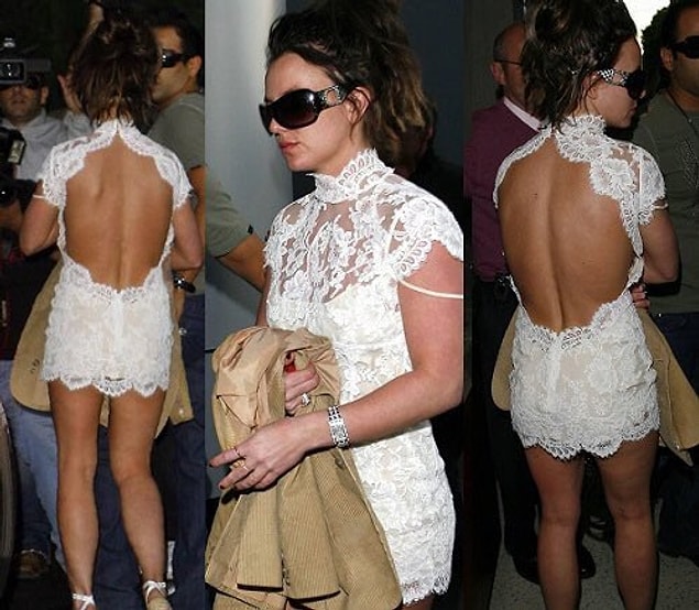 19. She didn't give a damn about anyone or anything. She wore her wedding dress to go shopping.
