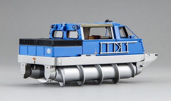 Шнековый болотоход - чудо, собранное 80-летним дедушкой