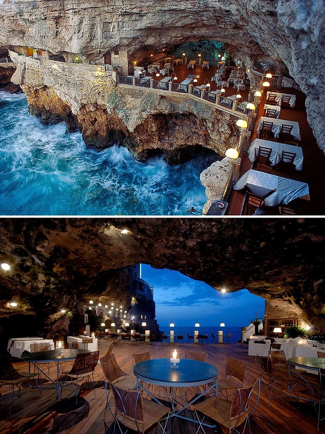 Grotta Palazzese - Puglia, İtalya