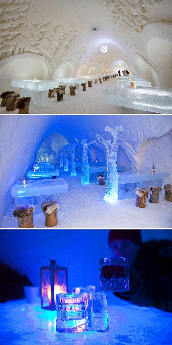 9. Snowcastle Restoran - Kemi, Finlandiya