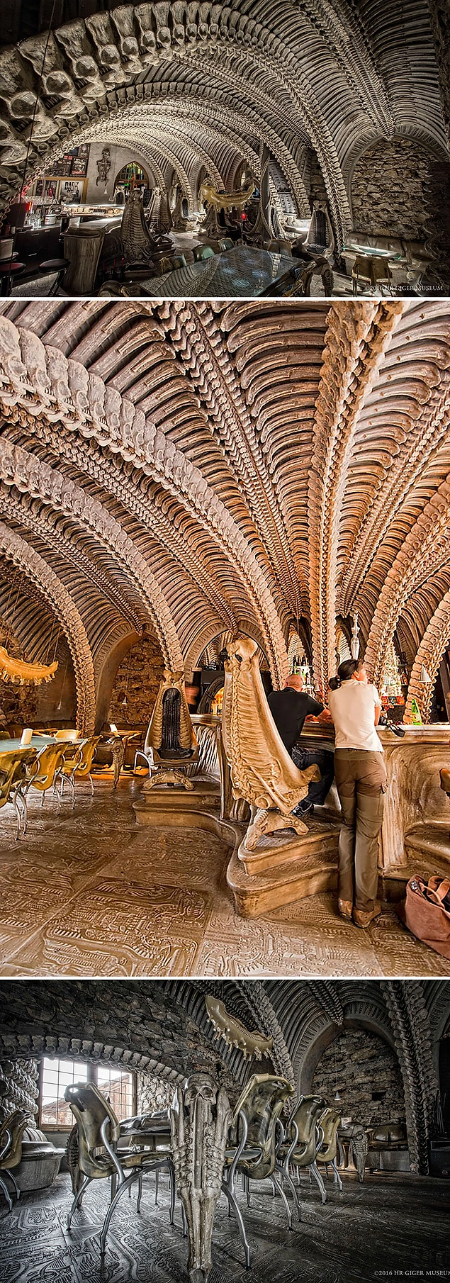 Hr Giger Müze Bar - Gruyeres, İsviçre