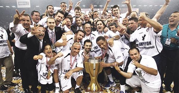 8. En son 2011-2012 sezonunu şampiyon olarak tamamlayan Beşiktaş Basketbol'un lig tarihinde toplam kaç şampiyonluğu bulunmaktadır?