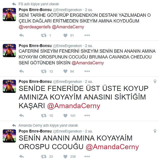 Amanda'nın bu cevabı haliyle Galatasaraylı taraftarı sinirlendirdi :)